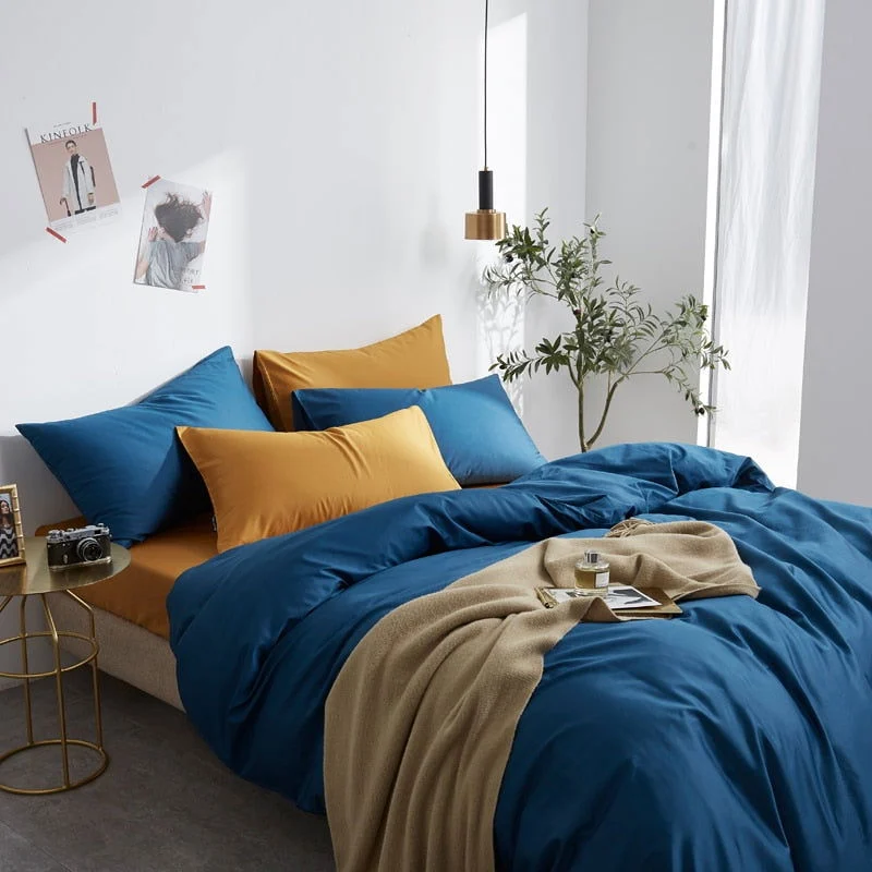 DECOR LANE PREMIUM DUVET COVER & SHAMS EGYPTIAN COTTON 600TC -  - #tag1#