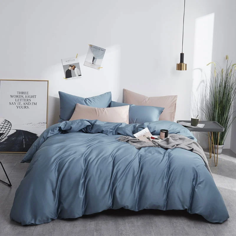 DECOR LANE PREMIUM DUVET COVER & SHAMS EGYPTIAN COTTON 600TC -  - #tag1#