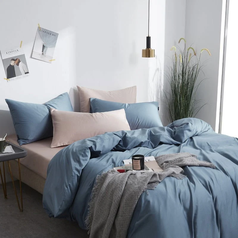 DECOR LANE PREMIUM DUVET COVER & SHAMS EGYPTIAN COTTON 600TC -  - #tag1#