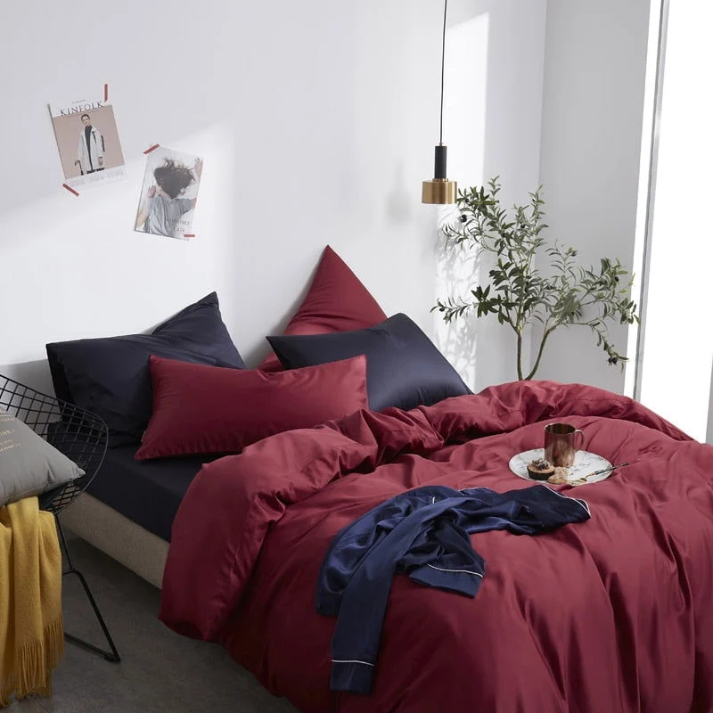 DECOR LANE PREMIUM DUVET COVER & SHAMS EGYPTIAN COTTON 600TC -  - #tag1#