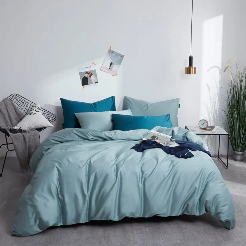 DECOR LANE PREMIUM DUVET COVER & SHAMS EGYPTIAN COTTON 600TC -  - #tag1#