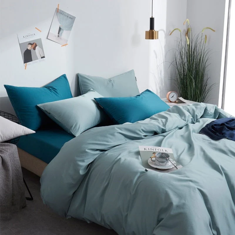 DECOR LANE PREMIUM DUVET COVER & SHAMS EGYPTIAN COTTON 600TC -  - #tag1#