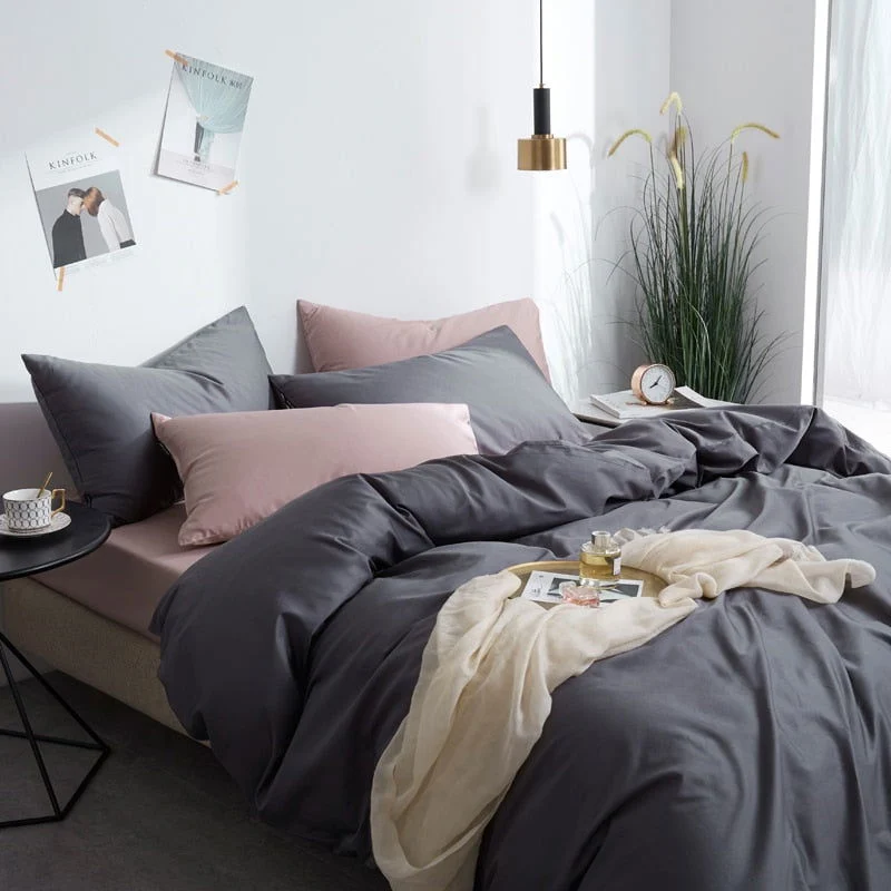 DECOR LANE PREMIUM DUVET COVER & SHAMS EGYPTIAN COTTON 600TC -  - #tag1#