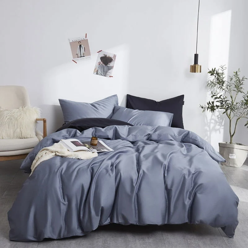 DECOR LANE PREMIUM DUVET COVER & SHAMS EGYPTIAN COTTON 600TC -  - #tag1#