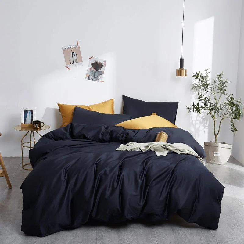 DECOR LANE PREMIUM DUVET COVER & SHAMS EGYPTIAN COTTON 600TC -  - #tag1#