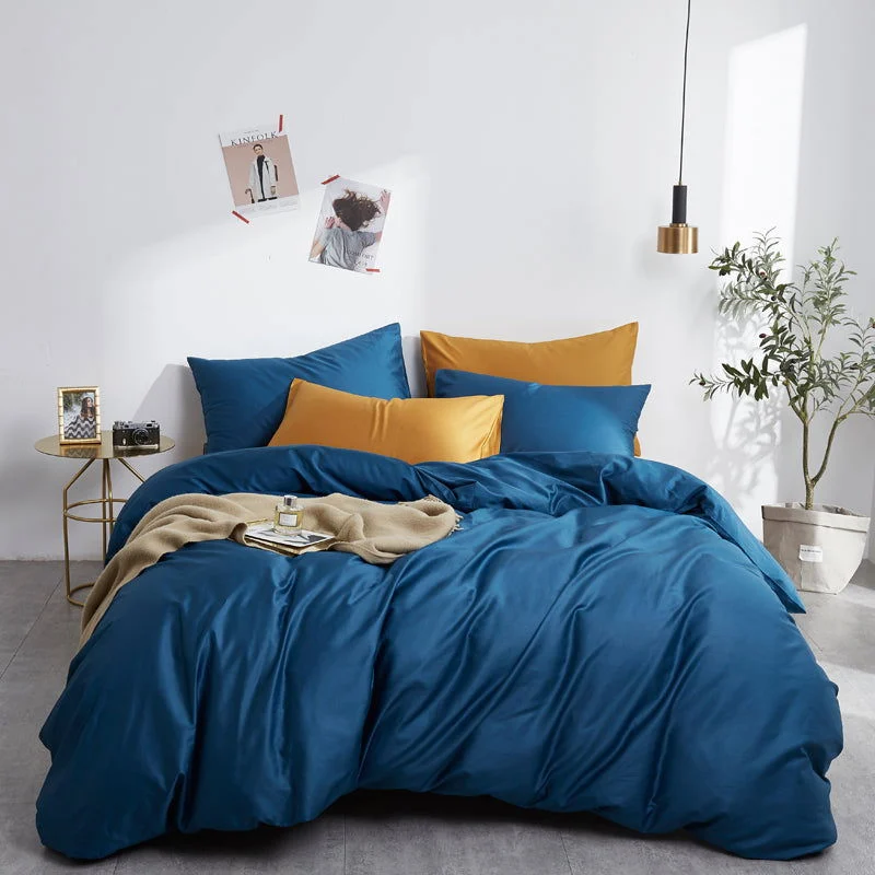DECOR LANE PREMIUM DUVET COVER & SHAMS EGYPTIAN COTTON 600TC -  - #tag1#
