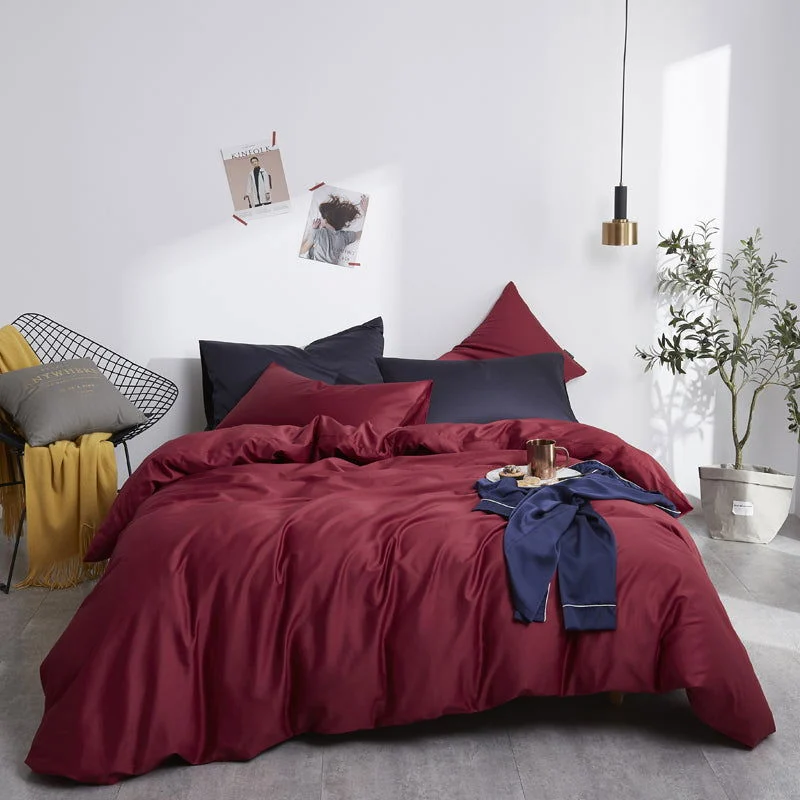 DECOR LANE PREMIUM DUVET COVER & SHAMS EGYPTIAN COTTON 600TC -  - #tag1#