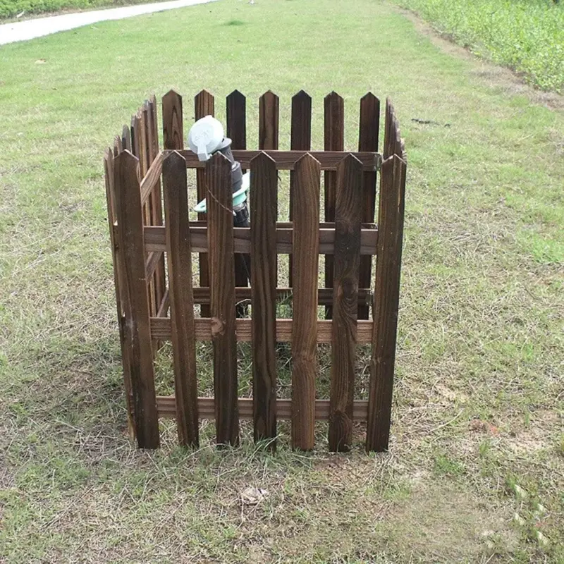 DIY Wooden Decorative Outdoor Gardening Plants Pool Fence Flowerbeds Picket Landscaping Fence Flower Pool Fence 314afc1c 84a3 4e03 8f61 e3484ed5bdc4