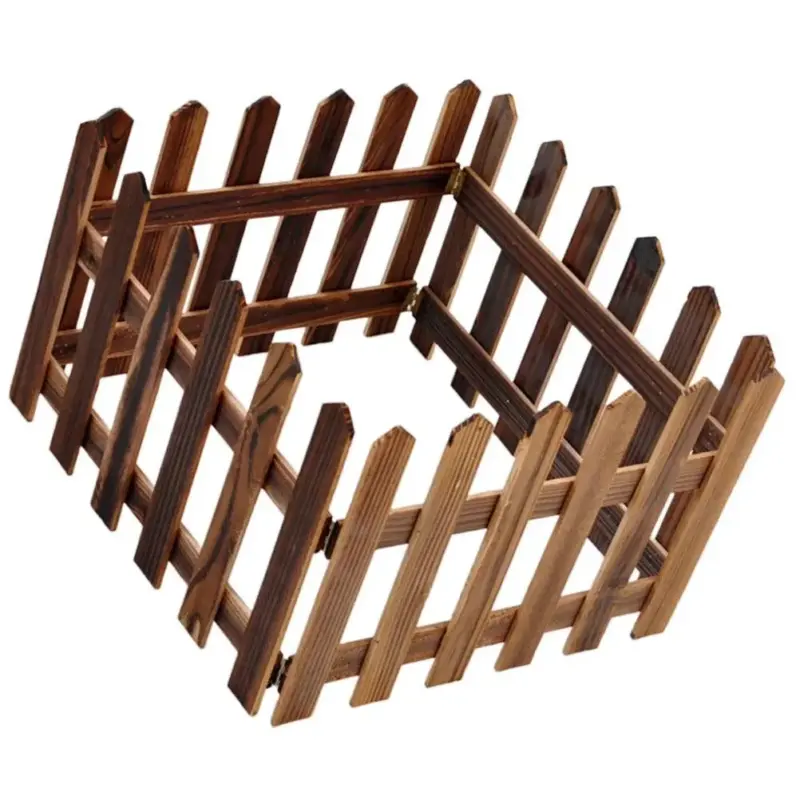 DIY Wooden Decorative Outdoor Gardening Plants Pool Fence Flowerbeds Picket Landscaping Fence Flower Pool Fence 4c0998cd eed8 40fa 8833 cb55eea511a7