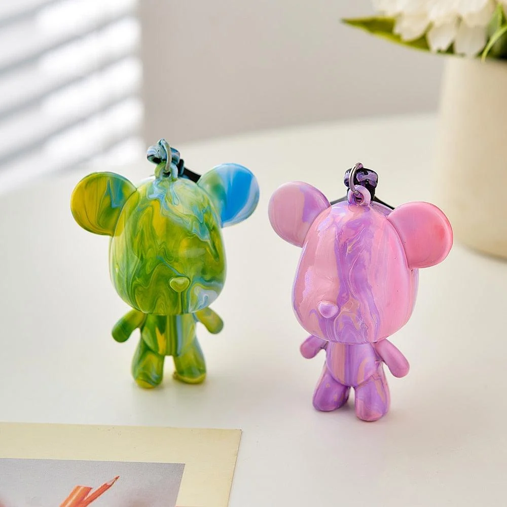 DIY Bear Figurine Keychain -  - #tag1#