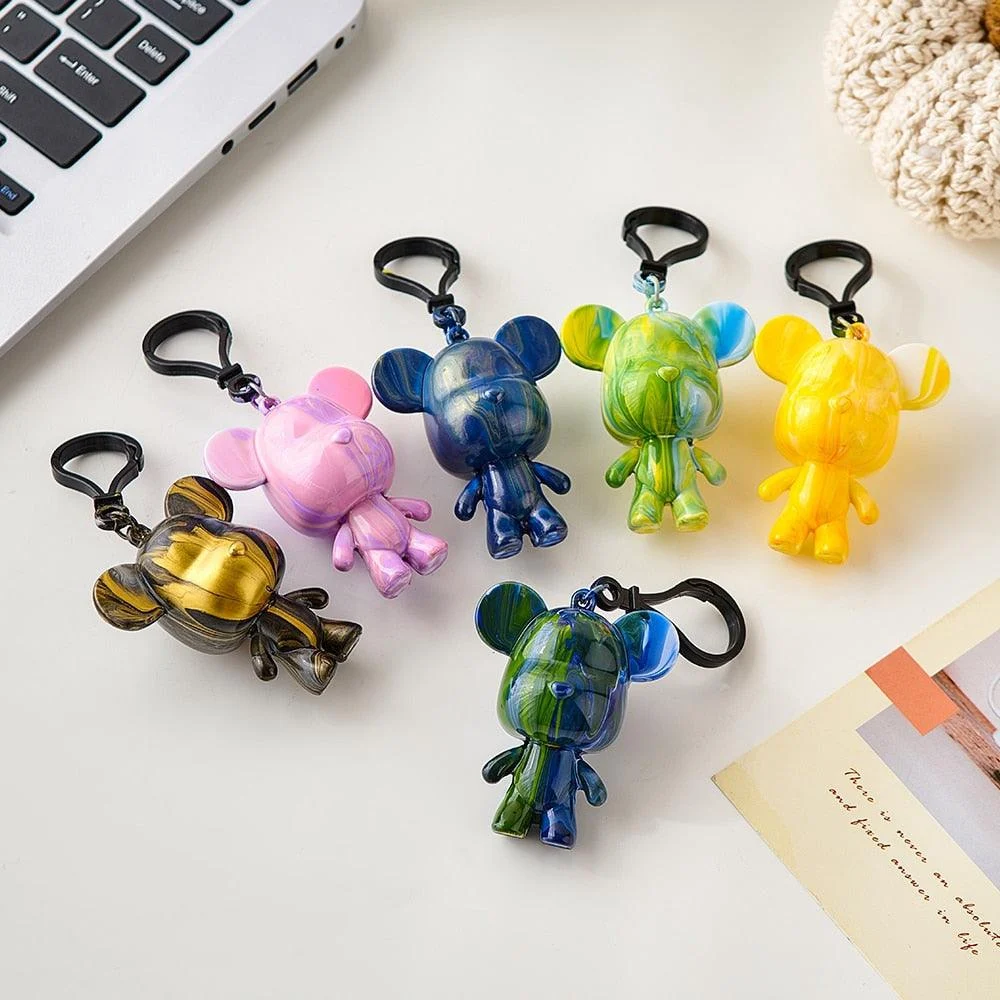 DIY Bear Figurine Keychain -  - #tag1#