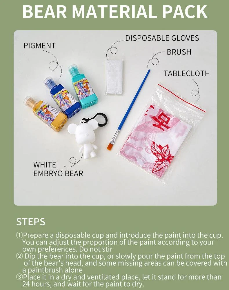 DIY Bear Figurine Keychain -  - #tag1#