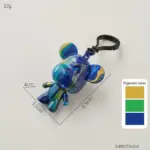DIY Bear Figurine Keychain tag1
