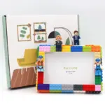 DIY Children s Building Block Photo Frame tag1
