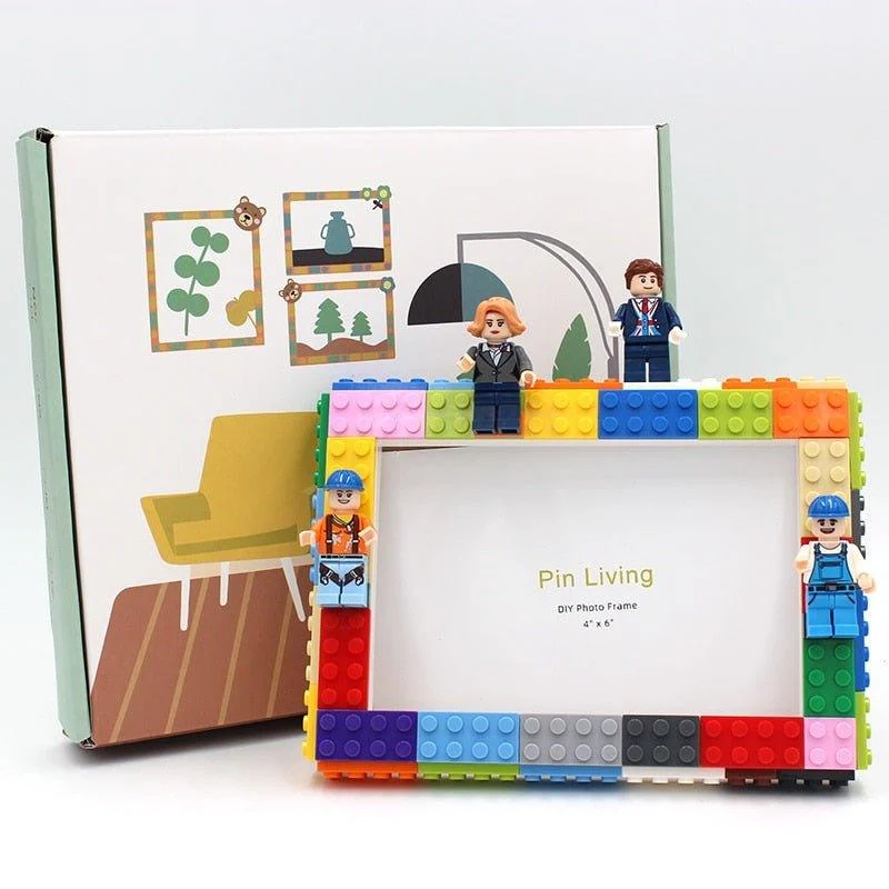 DIY Children's Building Block Photo Frame -  - #tag1#