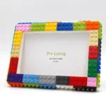 DIY Children s Building Block Photo Frame tag1
