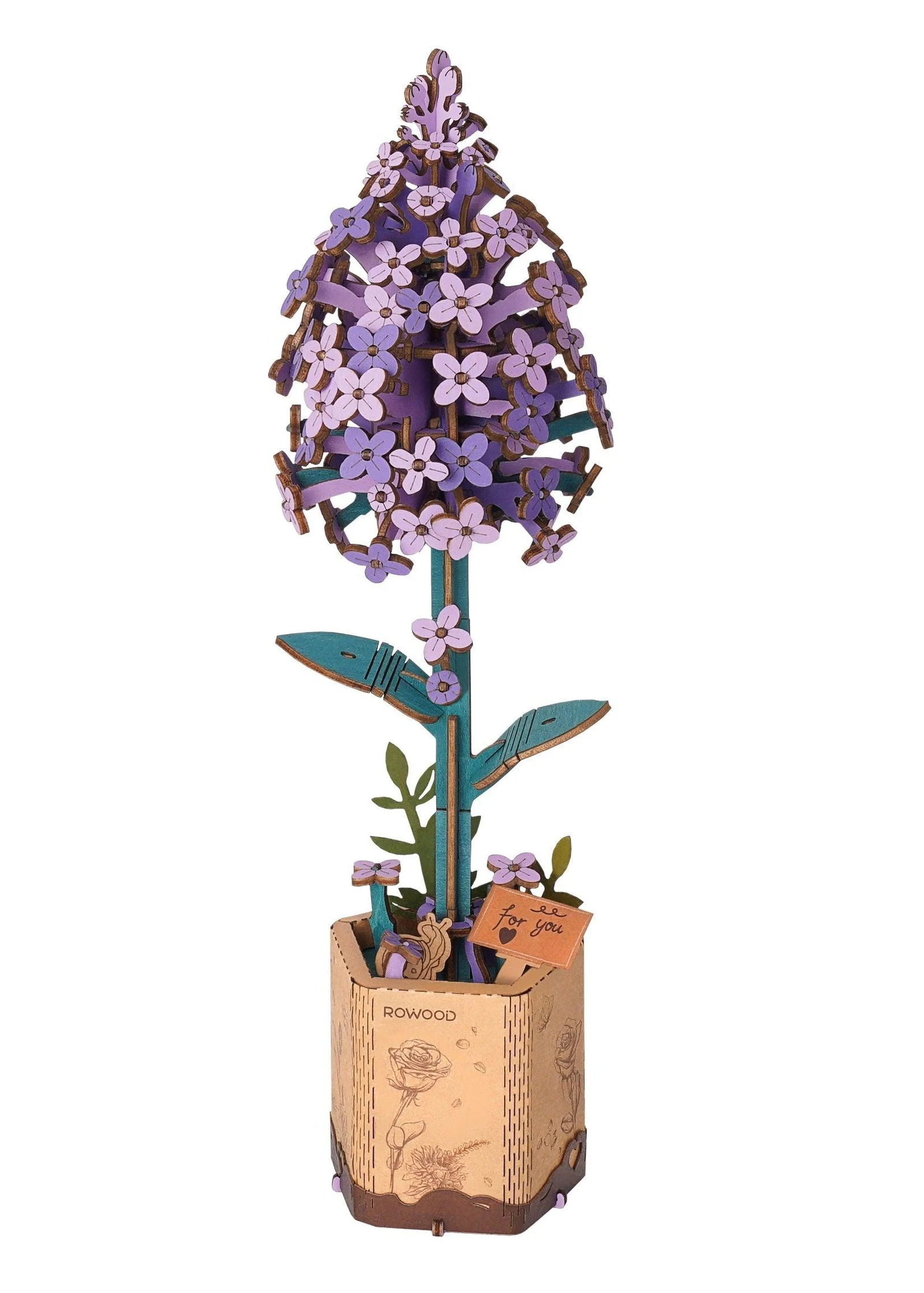 DIY Flower Bouquet Wooden Floral Jigsaw -  - #tag1#