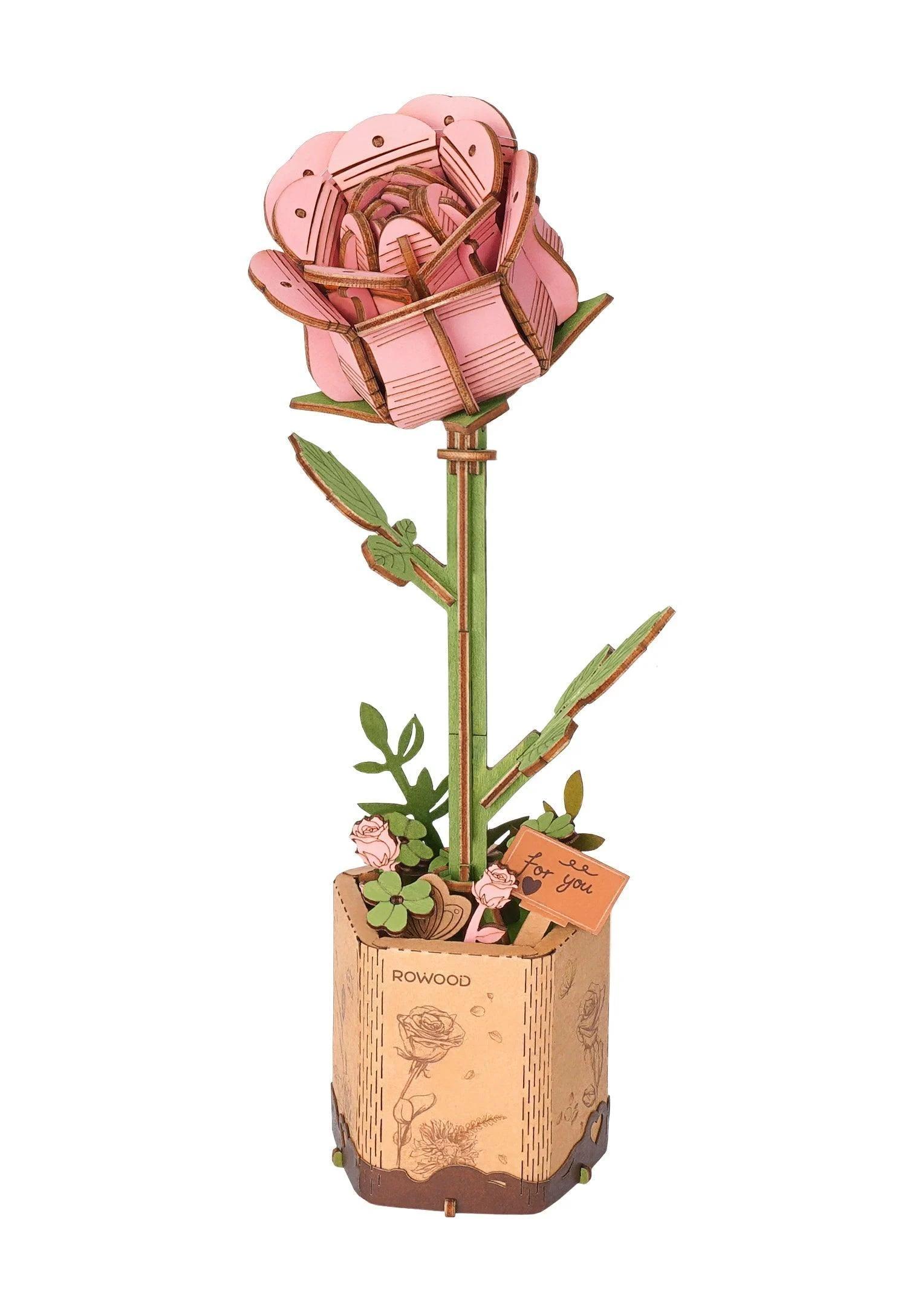 DIY Flower Bouquet Wooden Floral Jigsaw -  - #tag1#