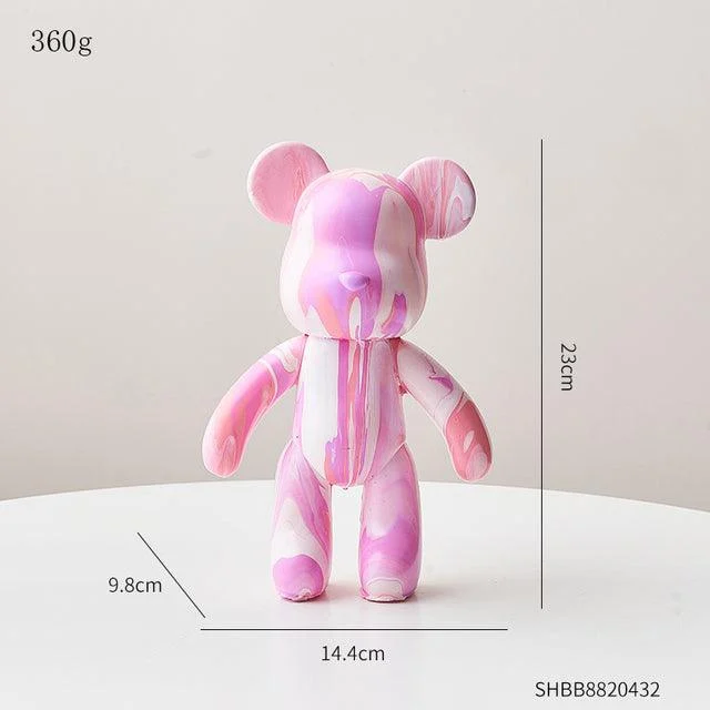 DIY Graffiti Bear Figurine -  - #tag1#