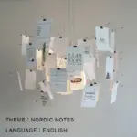 DIY Illumination Ingo Maurer Zettel Chandelier Personalized Lighting