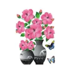DIY_Plant_Vase_3D_Stereo_Stickers_Self-Adhesive_-_-_tag1_-4201127 DIY Plant Vase 3D Stereo Stickers Self Adhesive tag1