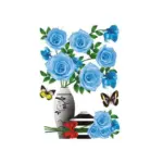 DIY_Plant_Vase_3D_Stereo_Stickers_Self-Adhesive_-_-_tag1_-4201143 DIY Plant Vase 3D Stereo Stickers Self Adhesive tag1