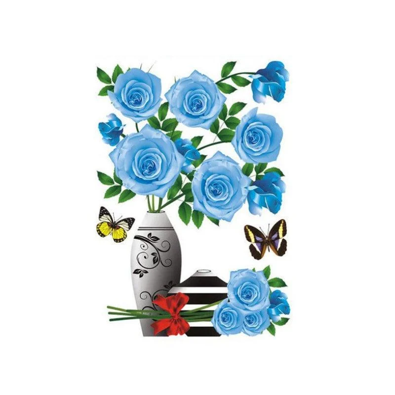 DIY Plant Vase 3D Stereo Stickers Self-Adhesive -  - #tag1#