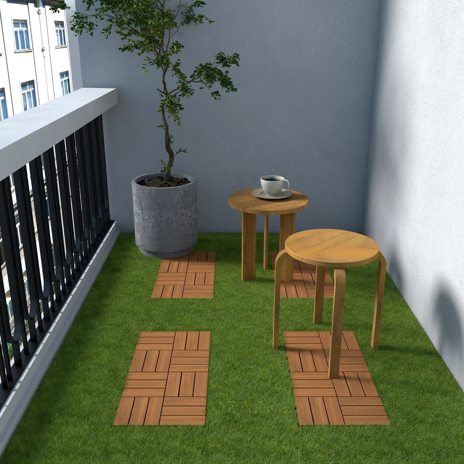 DIY Wooden Deck Tiles -  - #tag1#