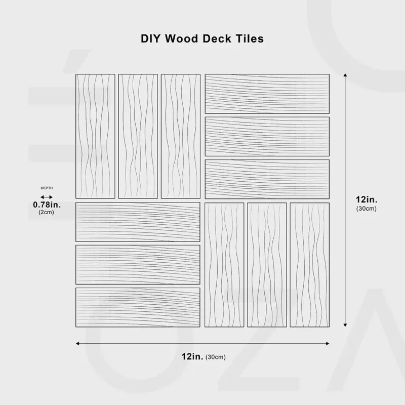 DIY Wooden Deck Tiles tag1