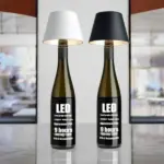 DIY rechargeable wine bottle table lamp head tag1