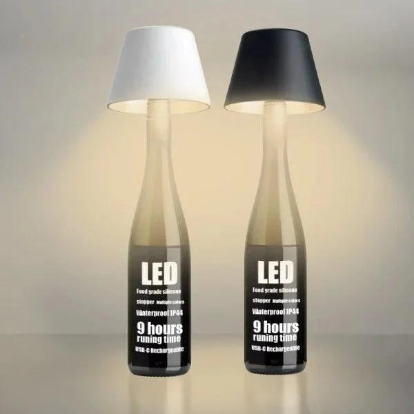DIY rechargeable wine bottle table lamp head -  - #tag1#