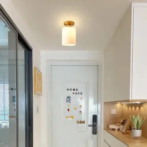 Homeko White Mini Hallway Ceiling Light