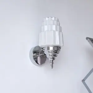 Homeko Art Decor White Shade Nordic Wall Light