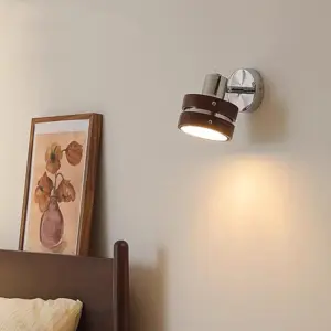 Homeko Style Brown Mini Wall Light