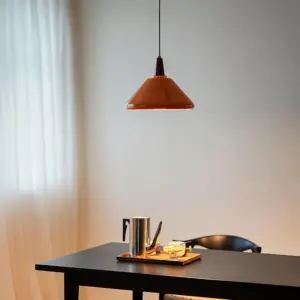 Homeko Stained Island Orange Pendant Lights