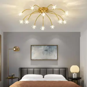 Homeko Star Glass Bedroom Ceiling Light