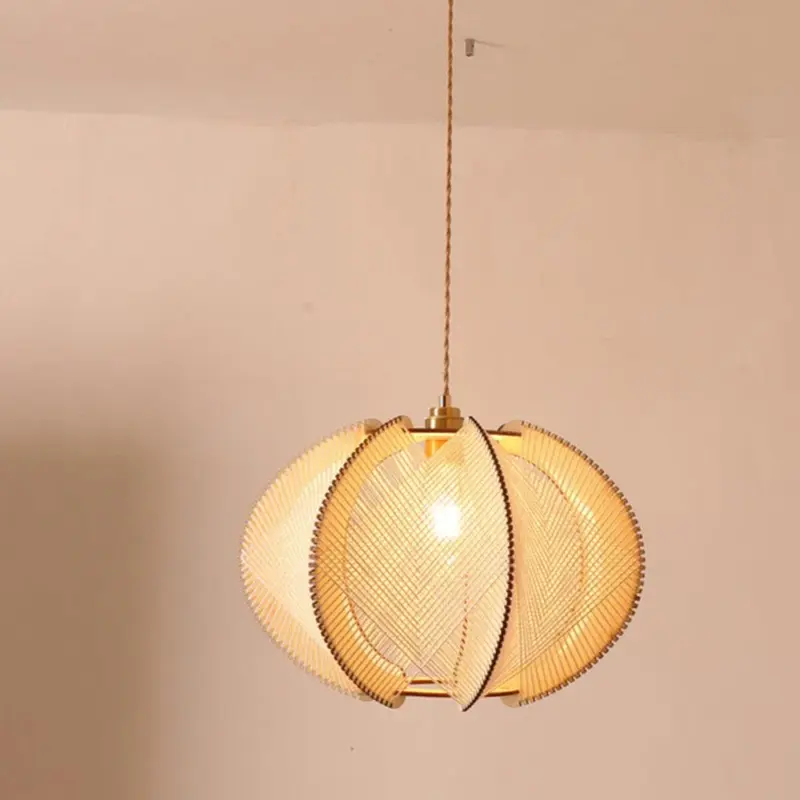 DL10217Mid CenturyScandinavianWoodPendantLights
