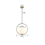 DX Modern Globe Bedroom Restaurant Pendant Light tag1