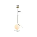 DX Modern Globe Bedroom Restaurant Pendant Light tag1
