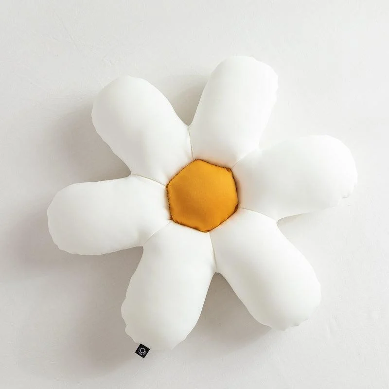 Daisy Flower Decorative Cute Cushion Pillow -  - #tag1#