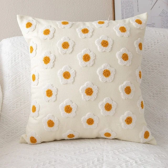 Daisy Pillow Cover -  - #tag1#