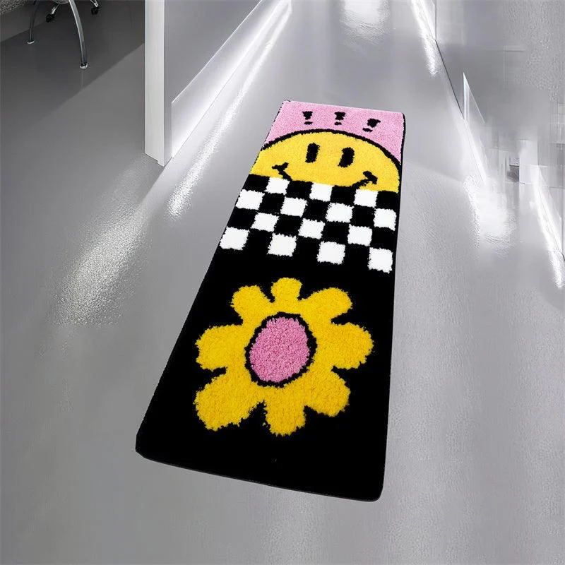 Daisy and Checkered Non-Slip Cuttable Mat -  - #tag1#