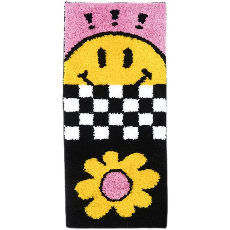 Daisy and Checkered Non-Slip Cuttable Mat -  - #tag1#
