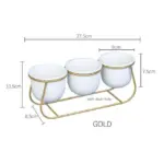 Daja Modern White Ceramic Flower Pots tag1