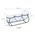 Daja Modern White Ceramic Flower Pots tag1