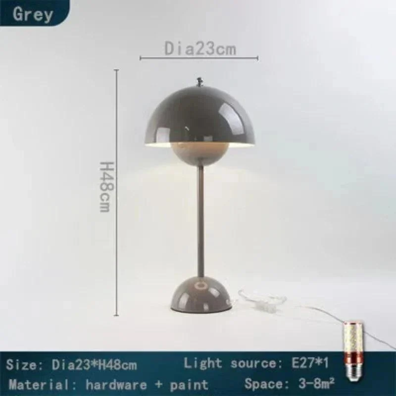 DanishMeadow - Mushroom Shaped Macaron Table Lamp -  - #tag1#