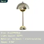 DanishMeadow Mushroom Shaped Macaron Table Lamp tag1