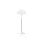 Danish Mid Century Modern White Mushroom Floor Lamp