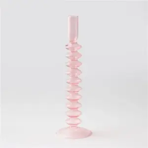 Danish Pastel Colorful Layered Candle Stick