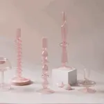 Danish Pastel Colorful Layered Candle Stick tag1